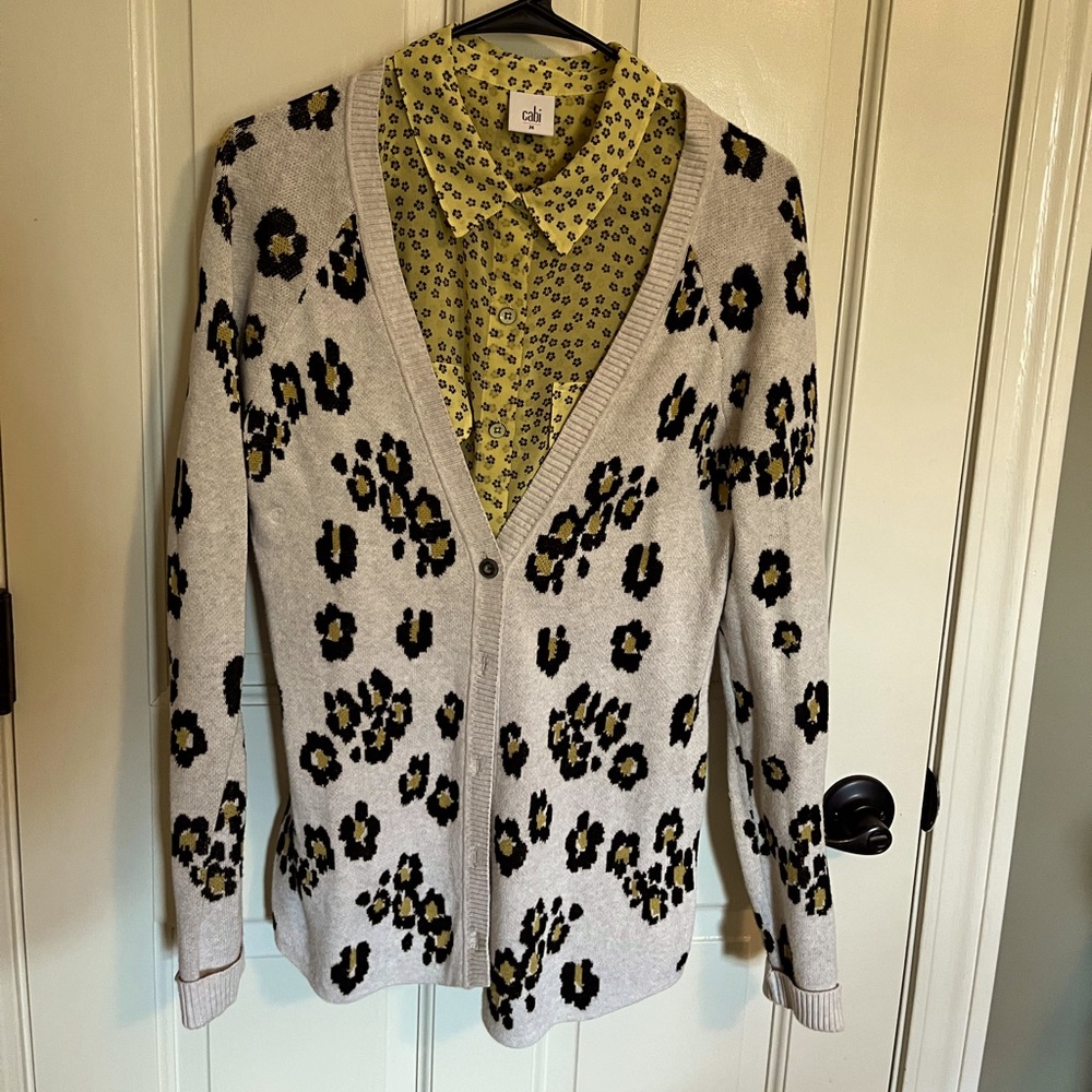Cabi cardigan size S plus cabi top size M. Excellent condition.